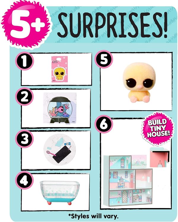 LOL Surprise Minis 3 Pack Bundle with Surprises Including 3 Fuzzy Tiny Animals and Furniture ?C Collect Series to Build a Mini LOL House - Image 3