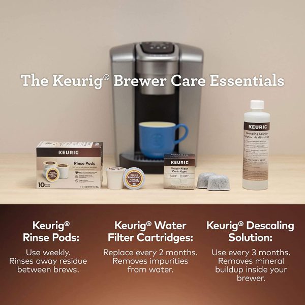 Brewer Maintenance Kit, Includes Descaling Solution, Water Filter Cartridges & Rinse Pods, Compatible with  Classic/1.0 & 2.0 K-Cup Pod Coffee Makers, 14 Count - Image 2