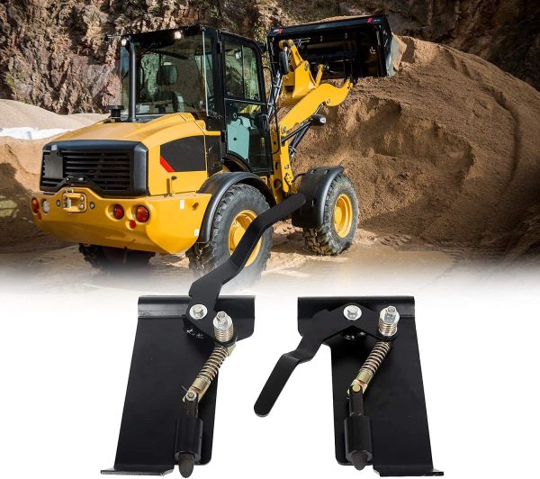 Universal Skid Steer Quick Tach Attach Conversion Adapter Bobtach Latch Box Plate Weld On QTK - Image 7