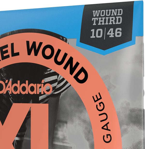 Strings Electric D'Addario EXL-110W Nick R/Lt Wd 3rd 10-46