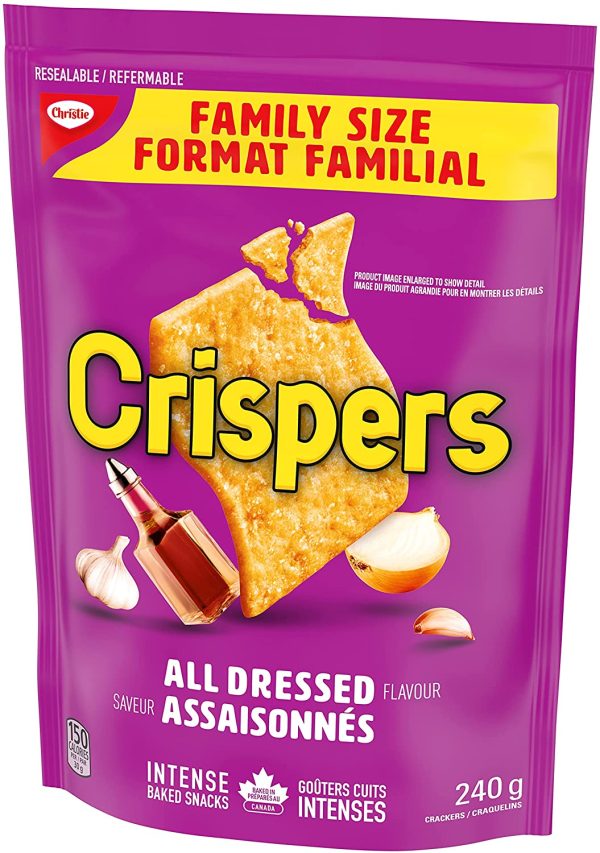 All Dressed Family Size Crackers, 240g - Image 2