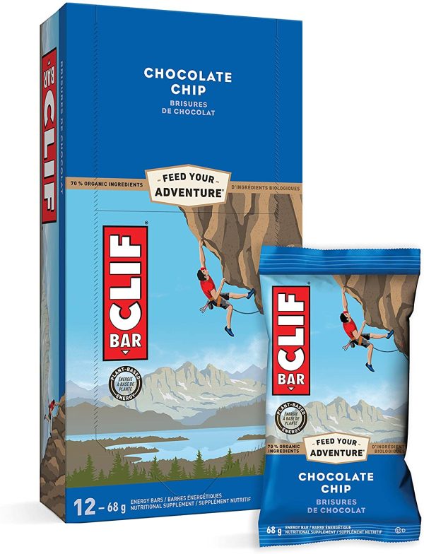 CLIF BAR - Energy Bars - Chocolate Chip - (68 Gram Protein Bars, 12 Count) - Image 2