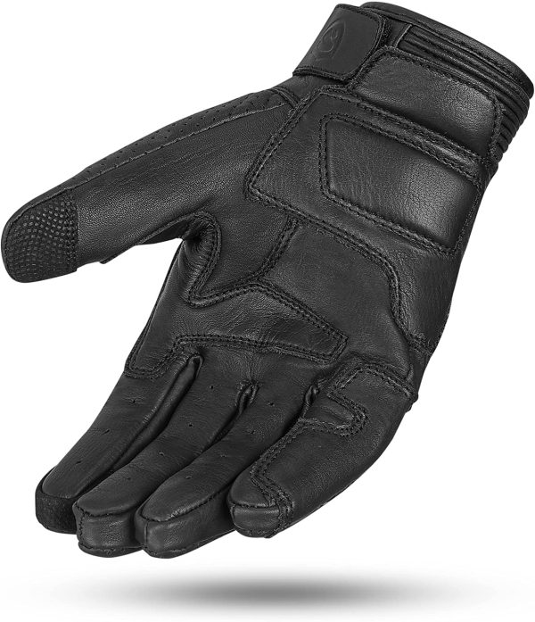 Motorcycle Gloves Men ?C 100% Cowhide Leather Breathable Touch Screen Hard | CE Approved Knuckle Protection Bike Gloves - Image 6