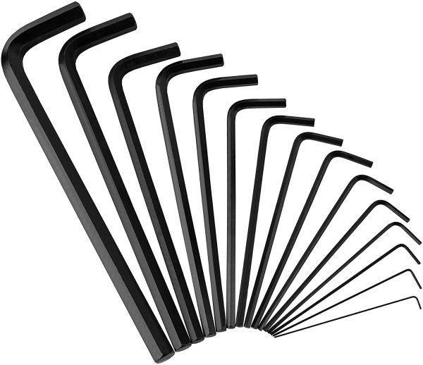 Allen Wrench Hex Key Set, 30-Piece, (0.028-3/8 inch,0.7-10mm) - Image 6