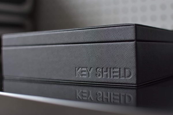 KEYSHIELD Faraday Box for Car Key Fobs, RFID Signal Block for Keys, Phones, Cards, Large Leather Key Holder Faraday Cage Blocking Signals For Keyless Entry, Cell Phones, Safe Anti-Theft Car Key Lock Box Car Accessories - Image 3