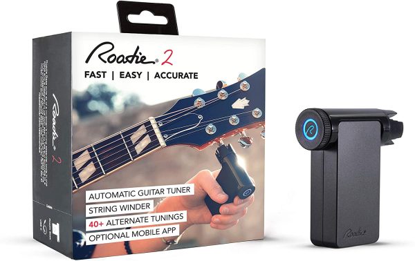 ROADIE 2 | Smart Automatic Guitar Tuner & String Winder | For Electric Guitars, Acoustic Guitars, 12-String Guitars, Ukulele, Banjo, Mandolin | 40+ Alternate Tunings | USB Rechargeable - Image 9