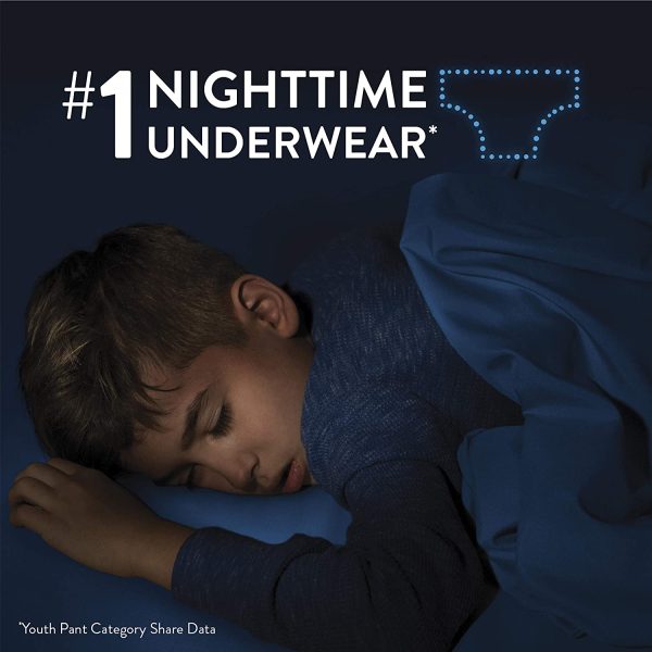 Boys Bedwetting Night Time Underwear, Goodnites, Overnight Training Pants, XS, 44 Ct - Image 6