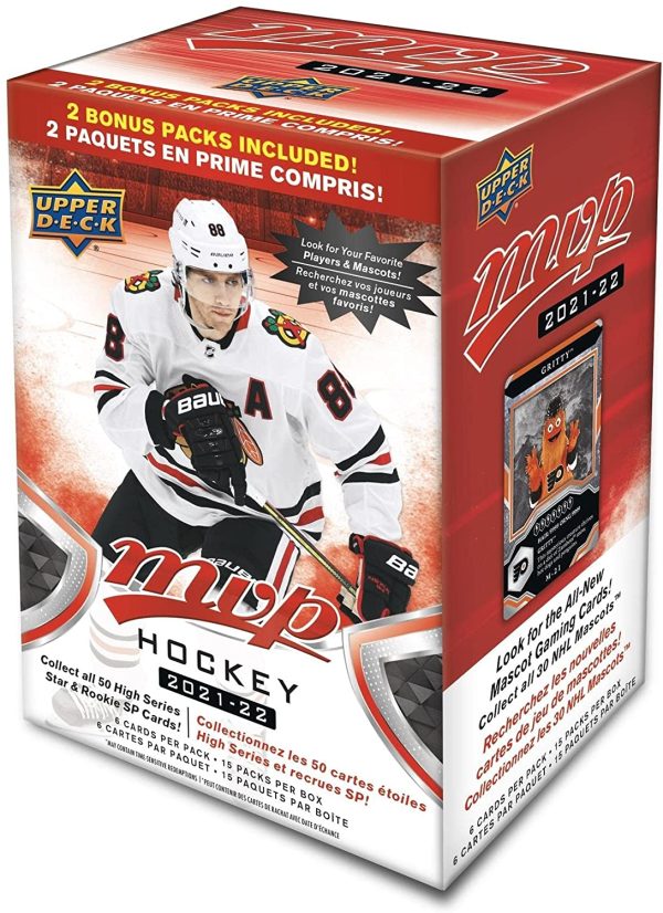 2021/22 Upper Deck MVP NHL Hockey Blaster Box (15 pks/bx) - Image 2