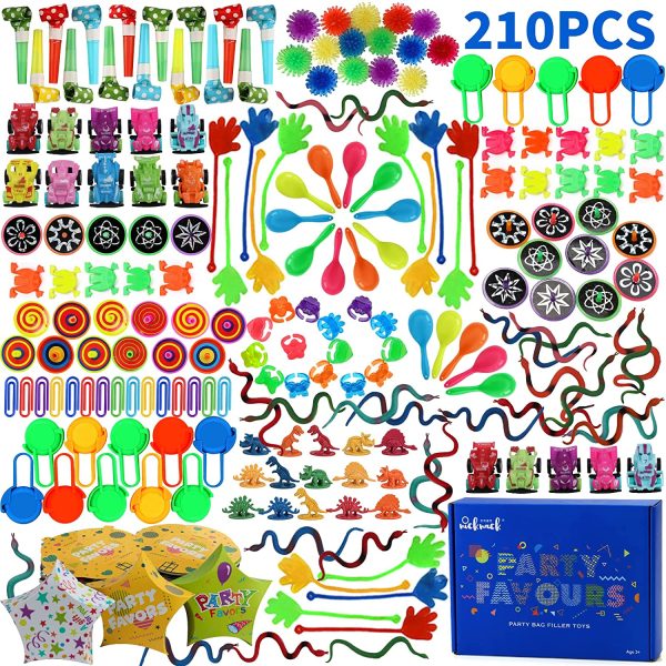 nicknack 210PCS Pinata Filler Toys for Toddlers Toy Assortment Prizes Party Favors for Kids Birthday Classroom Rewards for Boys and Girls - Image 8