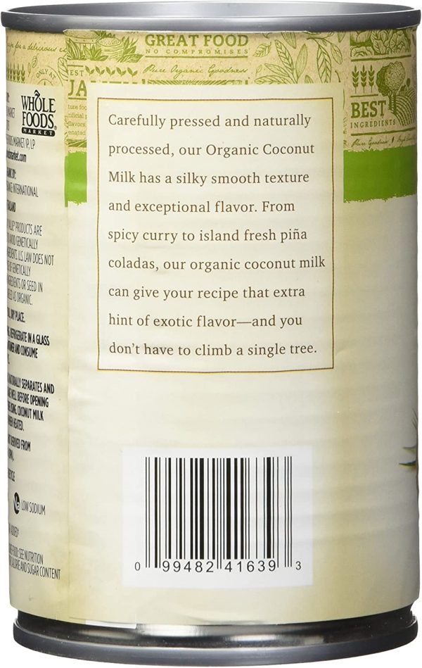 Organic Coconut Milk, 13.5 oz - Image 2