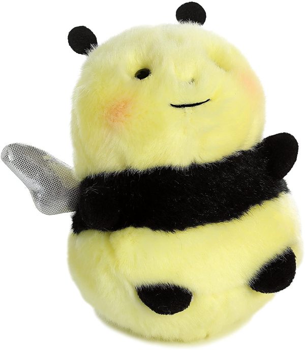 Aurora Bee Happy Rolly Pet Plush Stuffed Animal 5" - Image 3