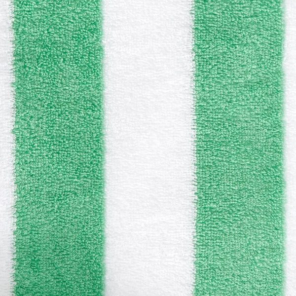 Amazon Basics Cabana Stripe Beach Towel - Pack of 2, Green - Image 8