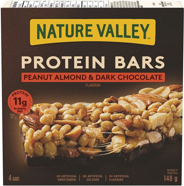 NATURE VALLEY Protein Bars Peanut Almond & Dark Chocolate Flavour, 4-Count, 148 Gram - Image 5