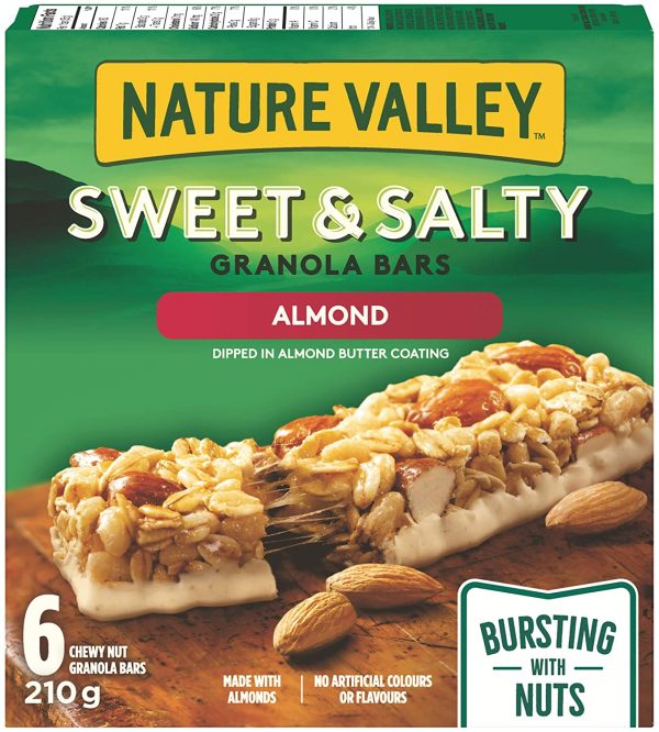 NATURE VALLEY Sweet & Salty Almond Granola Bars, 6 Count - Image 3