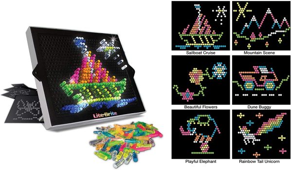 Lite-Brite Ultimate Classic Retro Toy, Gift for Girls and Boys, Ages 4+ (Packaging May Vary) - Image 2