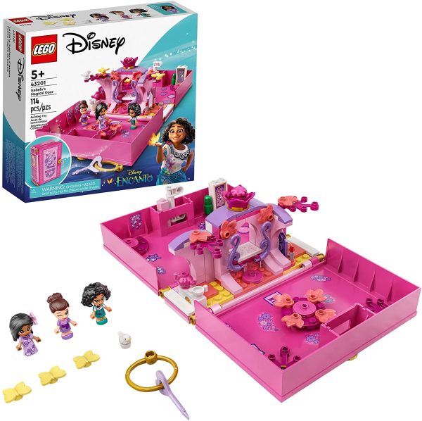 Lego Disney Encanto Isabela’s Magical Door 43201 Building Kit; A Great Construction Toy for Independent Play, with Butterflies, Bird and Memorable Characters in a Foldable Flower Room (114 Pieces) - Image 3