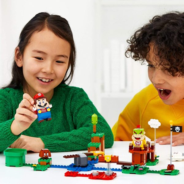 LEGO Super Mario Adventures with Mario Starter Course 71360 Building Kit, Interactive Set Featuring Mario, Bowser Jr. and Goomba Figures (231 Pieces) - Image 4