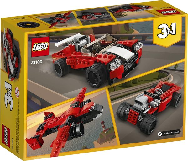 LEGO Creator 3in1 Sports Car Toy 31100 Building Kit, New 2020 (134 Pieces) - Image 5