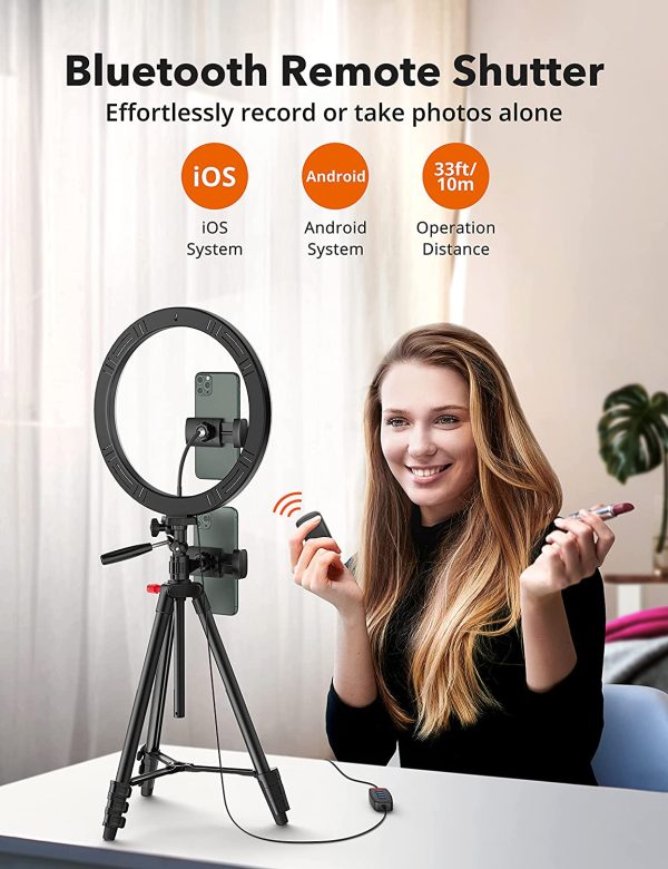 12" Ring Light, Selfie Ring Light with 3 Color Modes - Image 3