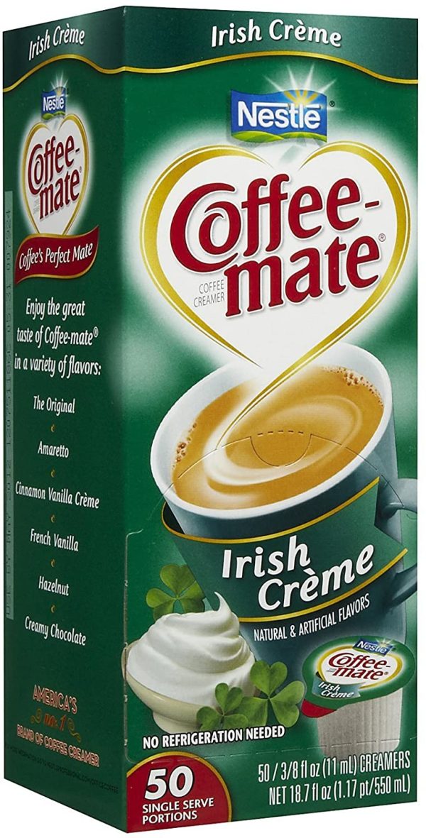 Liquid Creamer Singles - Irish Creme - 50 ct by