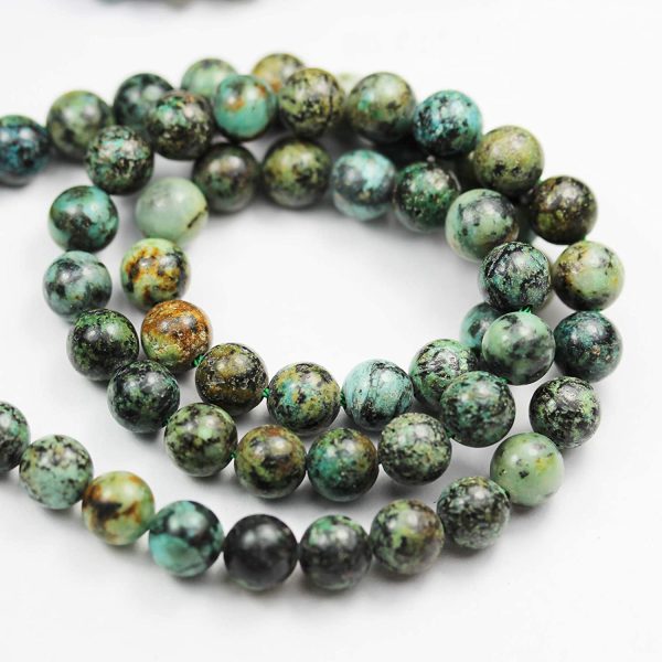 Natural Gemstone Beads for Making Jewellery Turquoise Jewelry Energy Healing Crystals Jewelry Chakra Crystal Jewerly Beading supplies Africa Turquoise 4mm 15.5inch About 90-100 Beads - Image 4