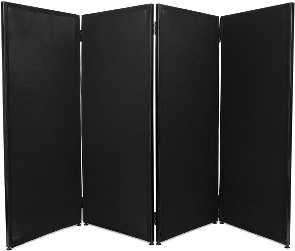 Portable Event Facade DJ Foldable Cover Screen White/Black | Steel+Cloth Frame Booth +Travel Bag Case | Projector Display Scrim Panel with Folding - Image 6