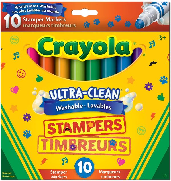 Crayola Ultra Clean Washable Stampers Markers Arts & Crafts ()