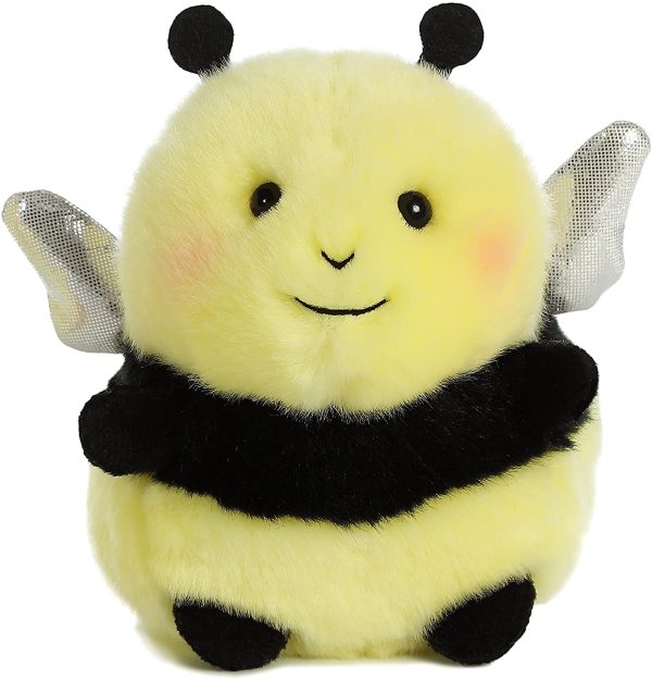 Aurora Bee Happy Rolly Pet Plush Stuffed Animal 5"