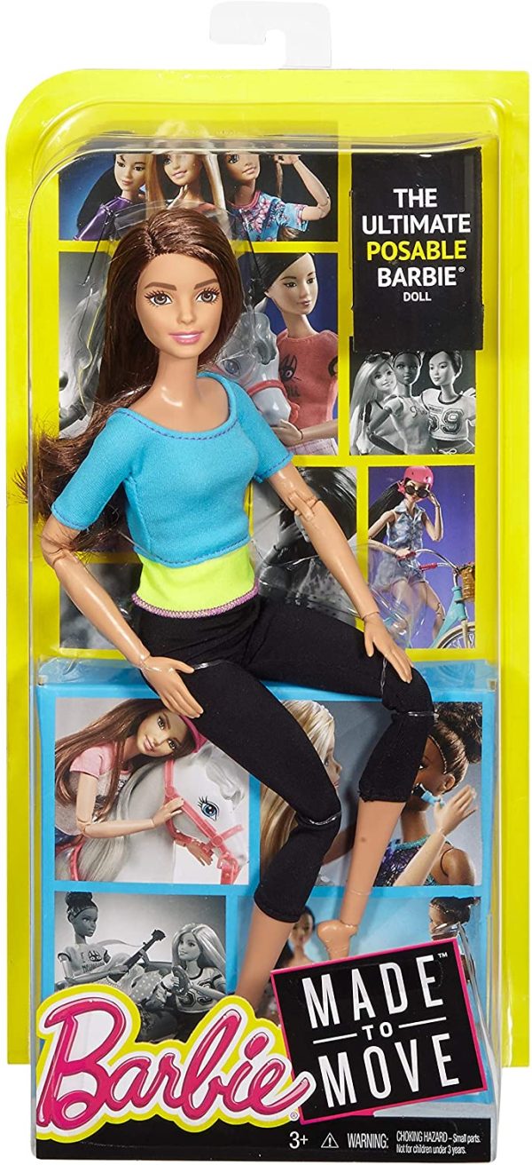 Barbie Made to Move Doll, Blue Top [Amazon Exclusive] - Image 7