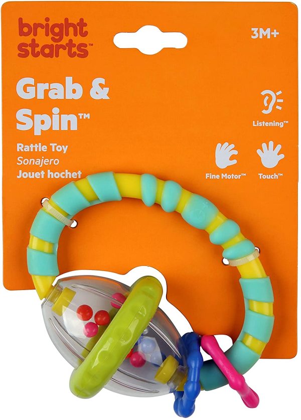 BRIGHT STARTS Grab and Spin Rattle - Image 7