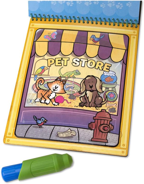 Melissa & Doug On The Go Water Wow! Reusable Water-Reveal Activity Pad - Animals - Image 3