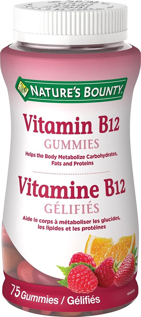 Nature's Bounty Vitamin B12 Supplement, Helps maintain good health, 75 Gummies - Image 3