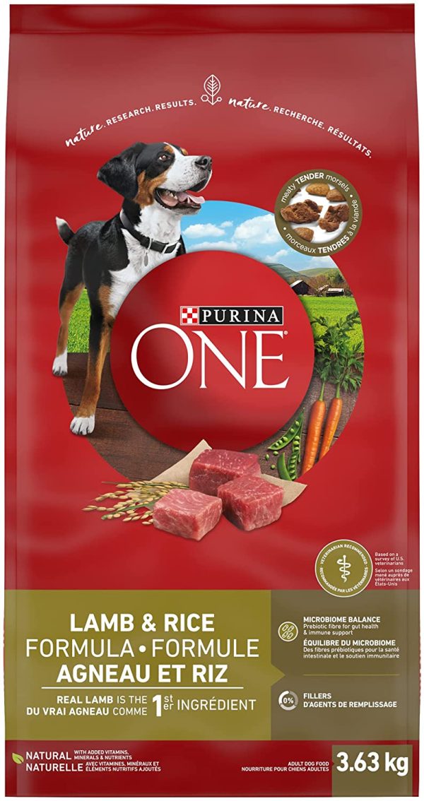 Purina ONE Smartblend Natural Dry Dog Food, Lamb & Rice 3.63 Kg - Image 6