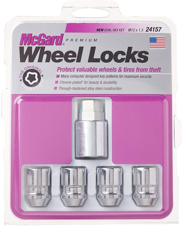 McGard 24157 Chrome Cone Seat Wheel Locks (M12 x 1.5 Thread Size) - Set of 4 - Image 8