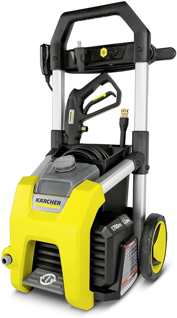 Karcher K1700 Electric Power Pressure Washer 1700 PSI TruPressure, 3-Year Warranty, Turbo Nozzle Included - Image 7