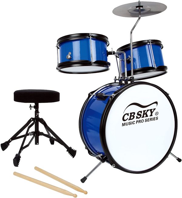 CB Sky 5-piece Junior Drum Set, Kids Percussion Instrument/Kids Musical Toys/Kids Musical Instrument - Image 4