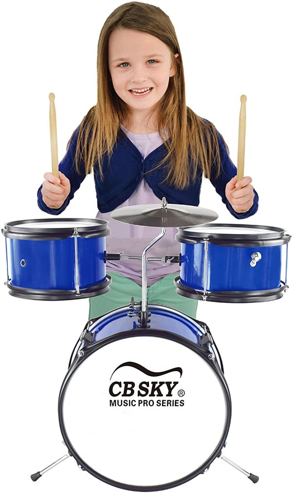 CB Sky 5-piece Junior Drum Set, Kids Percussion Instrument/Kids Musical Toys/Kids Musical Instrument - Image 5