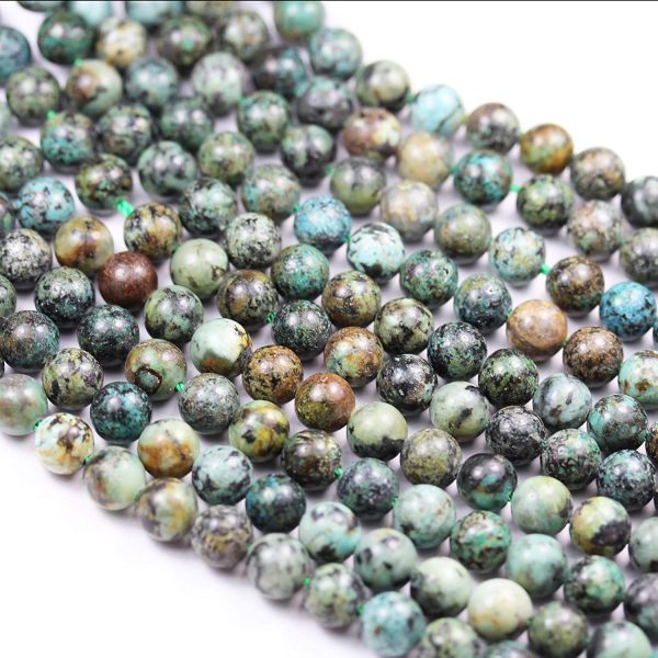 Natural Gemstone Beads for Making Jewellery Turquoise Jewelry Energy Healing Crystals Jewelry Chakra Crystal Jewerly Beading supplies Africa Turquoise 4mm 15.5inch About 90-100 Beads - Image 2