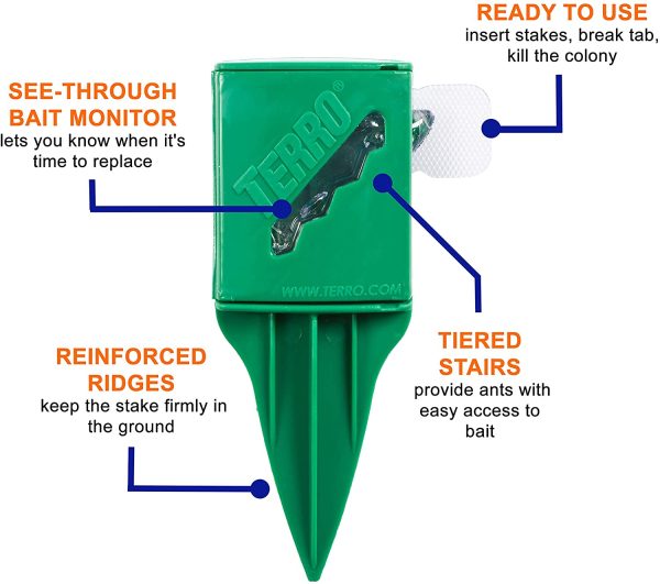 TERRO T1812CAN Outdoor Liquid Ant Bait Stakes - Image 2