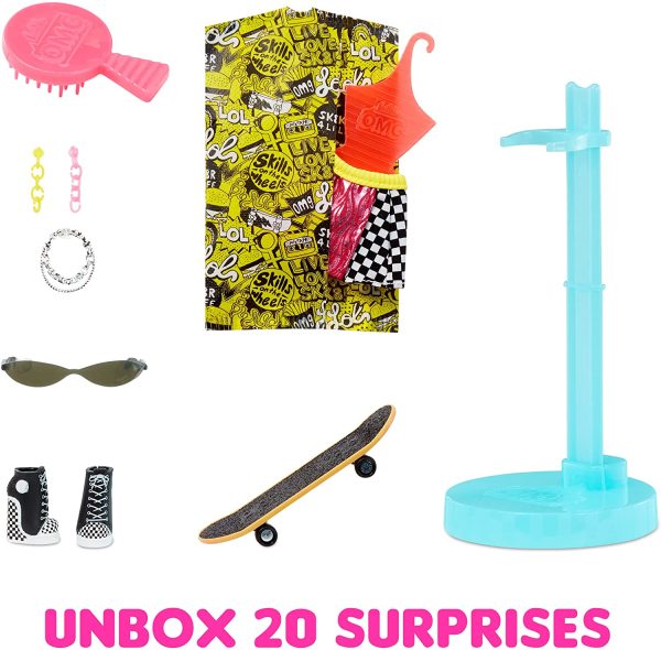 LOL Surprise OMG Skatepark Q.T. Fashion Doll with 20 Surprises - Image 5