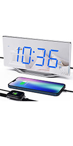 digital clock large display rocam digital alarm clock alarm clock battery backup