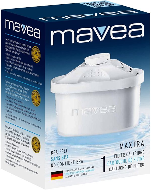 MAVEA 1001495 Maxtra Replacement Filter for MAVEA Water Filtration Pitcher, 1-Pack