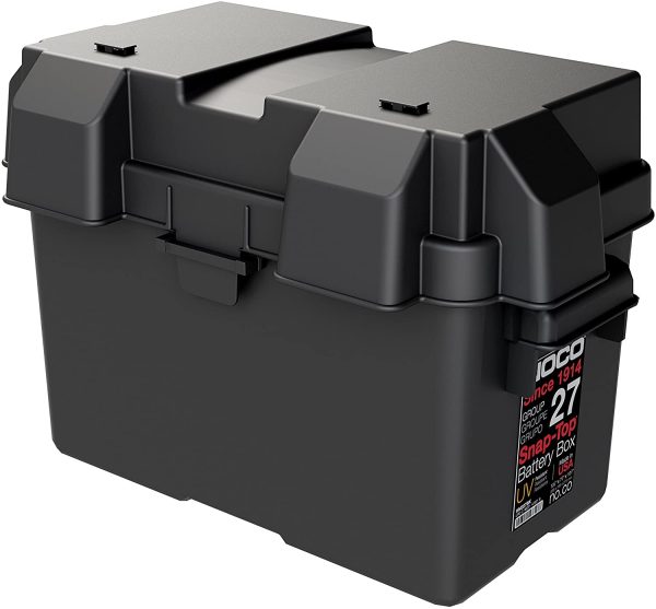 NOCO HM327BKS Group 27 Snap-Top Battery Box for Automotive, Marine and RV Batteries - Image 4