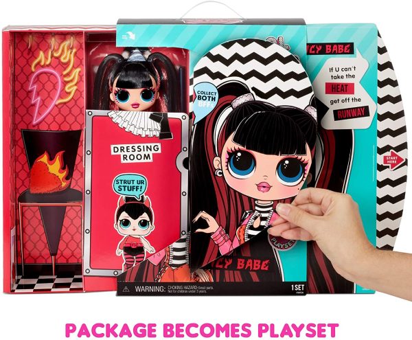 LOL Surprise OMG Spicy Babe Fashion Doll - Dress Up Doll Set with 20 Surprises for Girls and Kids 4+