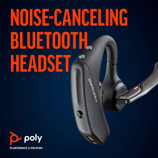 Plantronics - Voyager 5200 (Poly) - Bluetooth Over-the-Ear (Monaural) Headset - Compatible to connect to Cell Phones - Noise Canceling - Image 5