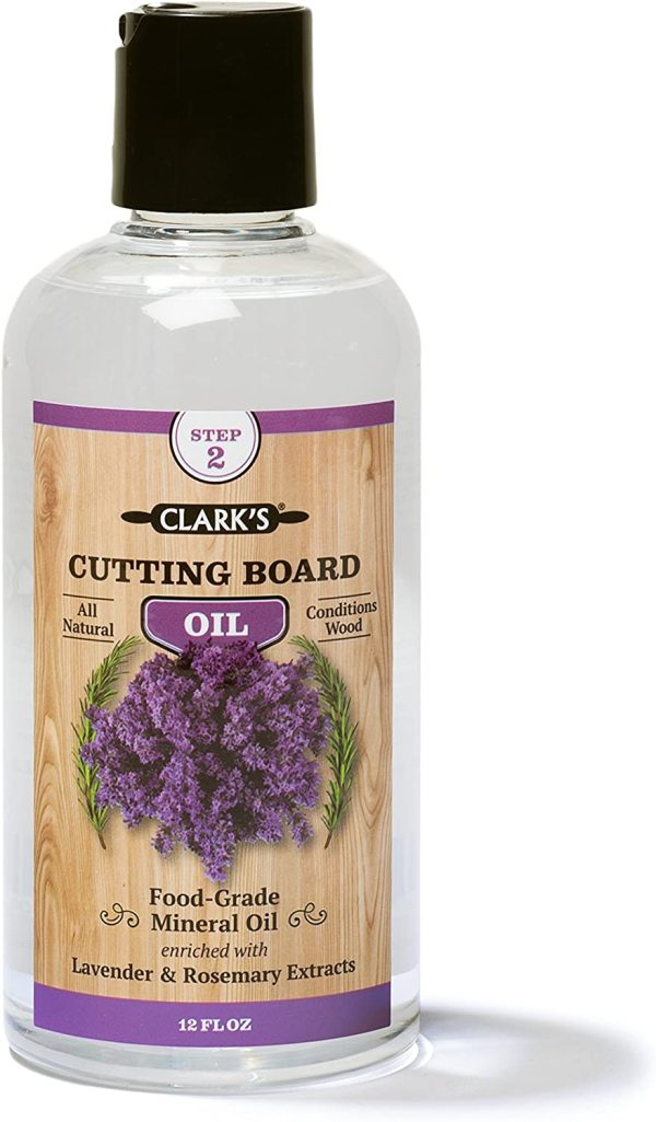 Cutting Board Oil (12oz) by  - Lavender & Rosemary Oils - Food Grade Mineral Oil for Cutting Boards and Butcher Blocks - Oil & Conditioner