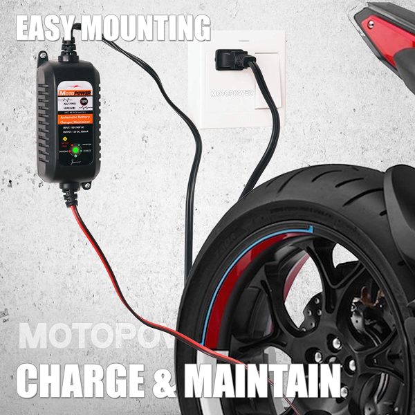 MP00205A 12V 800mA Fully Automatic Battery Charger/Maintainer - Image 2