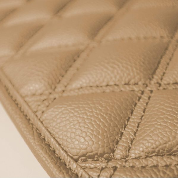 Luxury Universal Liners Faux Leather Car Floor Mats Diamond Design Full Set with Gift - Universal Fit for Cars, Trucks & SUVs (Beige) F12002 - Image 5