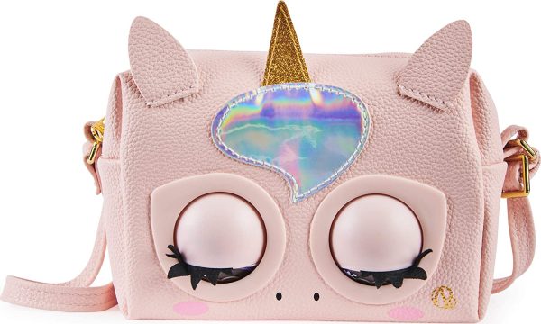 Purse Pets, Glamicorn Unicorn Interactive Purse Pet with Over 25 Sounds and Reactions, Kids Toys for Girls Ages 5 and up, Holiday Toy List 2021