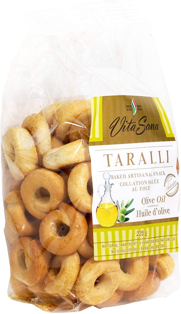 Vita Sana Taralli Olive Oil, 225 Grams (Packaging may vary) - Image 7